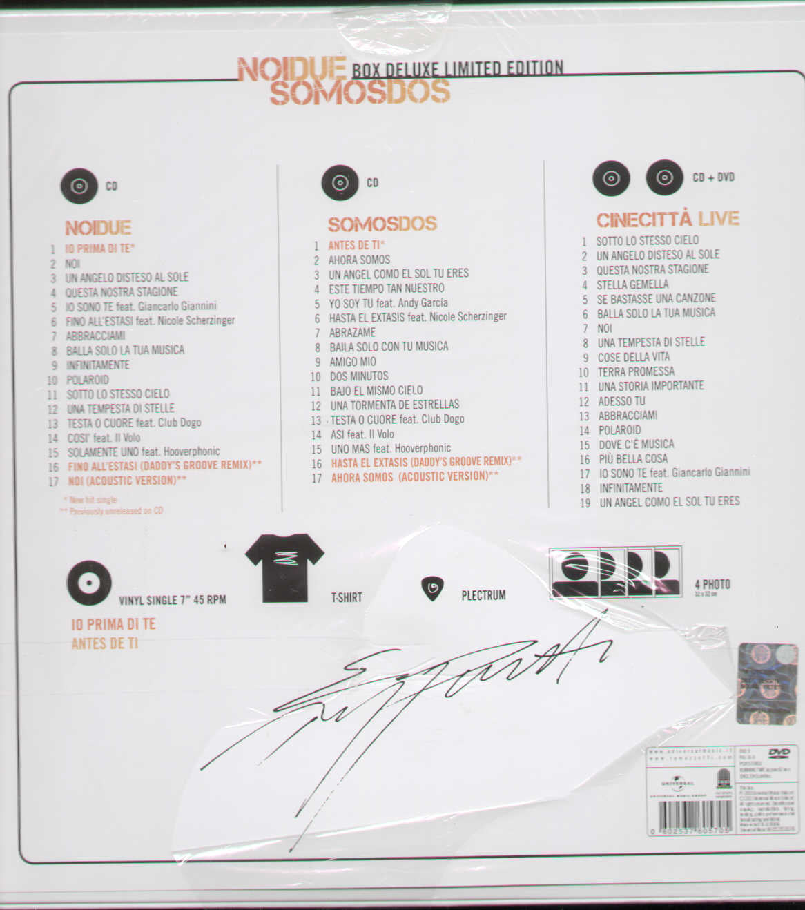 Noi Due Somos Dos Box Deluxe Limited Edition