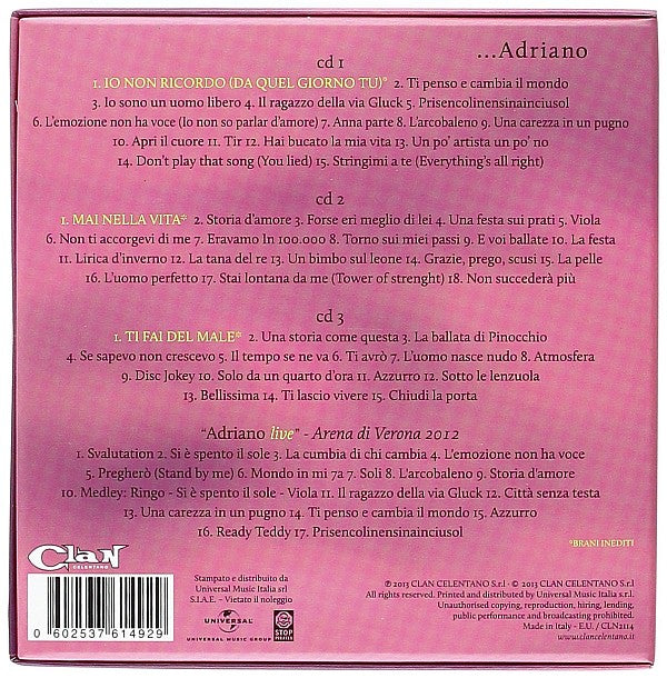 Adriano Boxset