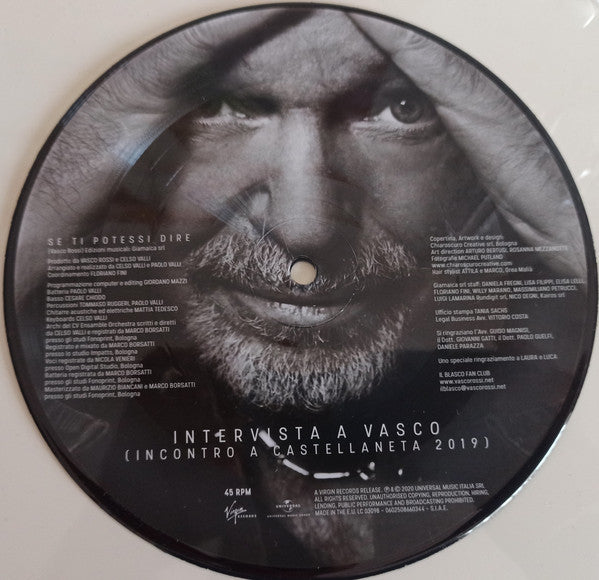 Se Ti Potessi Dire / Intervista A Vasco Limited Picture Disc
