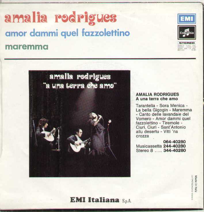 Amor Dammi Quel Fazzolettino / Maremma