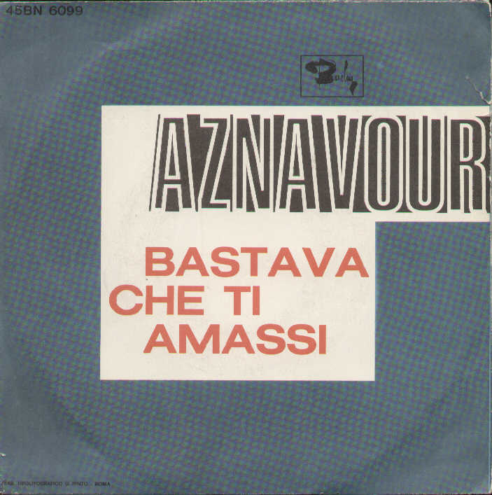 La Boheme / Bastava Che Ti Amassi