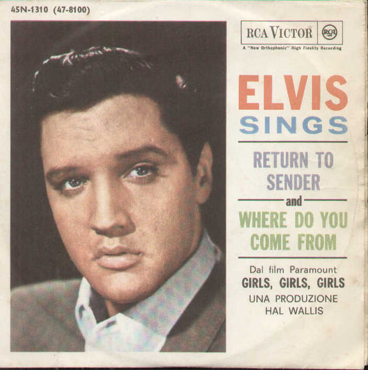 Return To Sender / Where Do You Come From