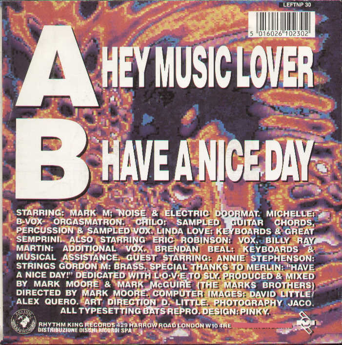 Hey Music Lover / Have A Nice Day