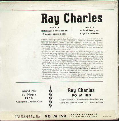 Ray Charles Super 45 Tours Ep