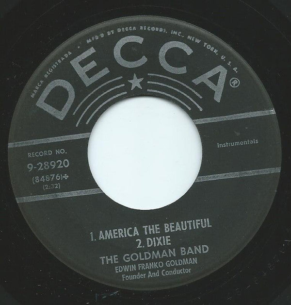 The Star Spangled Banner / America / America The Beautiful
