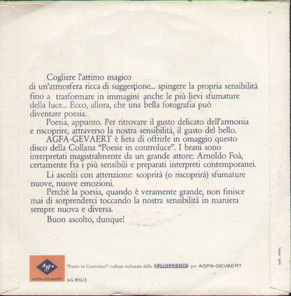 Poesie In Controluce