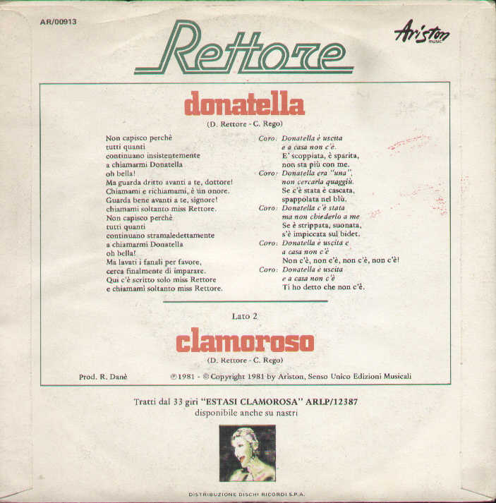 Donatella / Clamoroso
