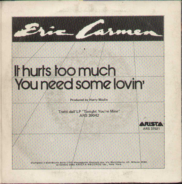 It Hurts So Much / You Need Some Lovin`