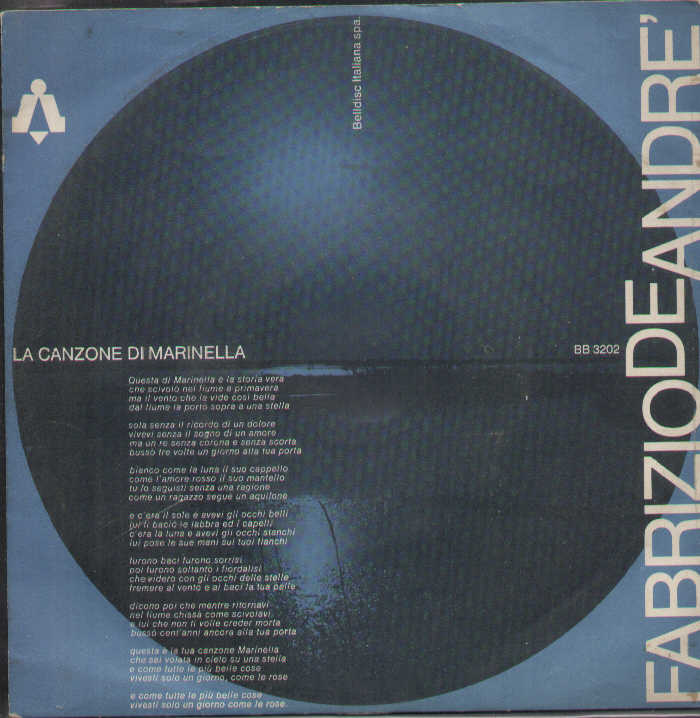La Canzone Di Marinella / Amore Che Vieni Amore Che Vai
