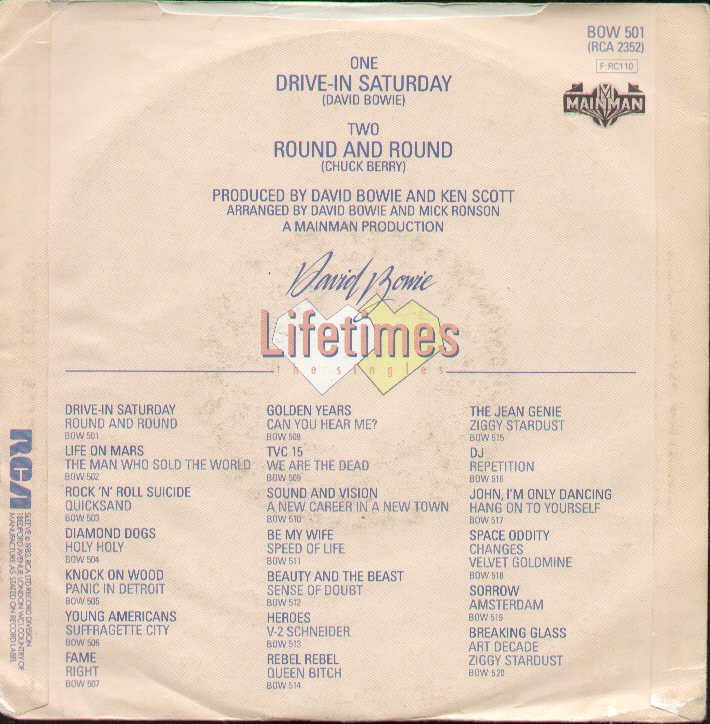 Drive-In Saturday / Round And Round