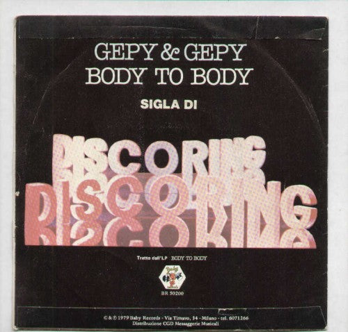 Body To Body / Oh Darling Stay With Me