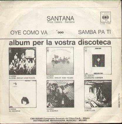 Oye Como Va / Samba Pa Ti
