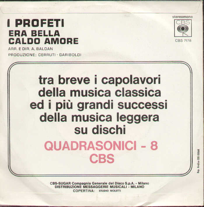 Era Bella / Caldo Amore