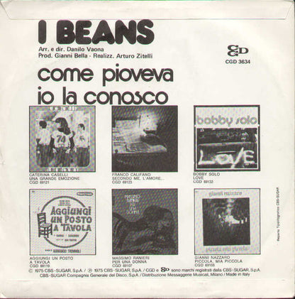 Come Pioveva / Io Non La Conosco
