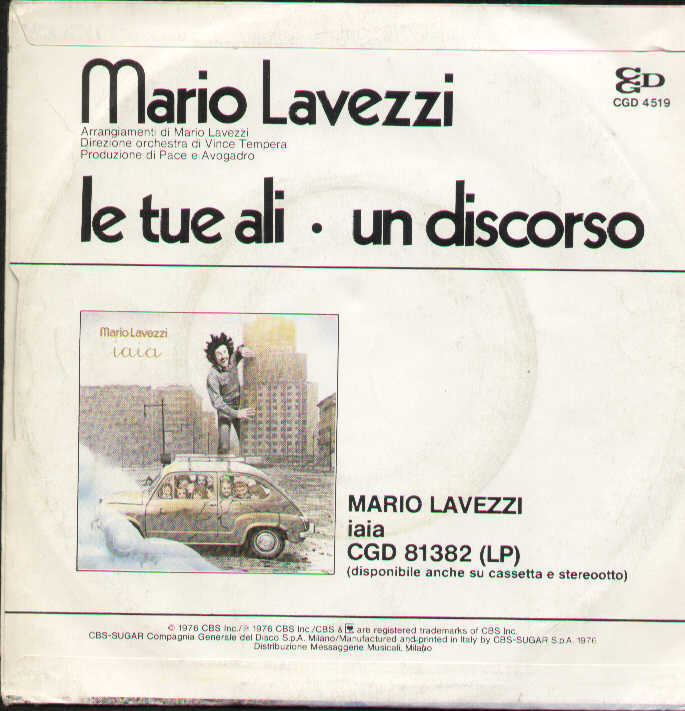 Le Tue Ali / Un Discorso