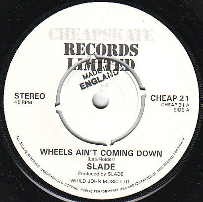 Wheels Ain't Coming Down / Not Tonight Josephine