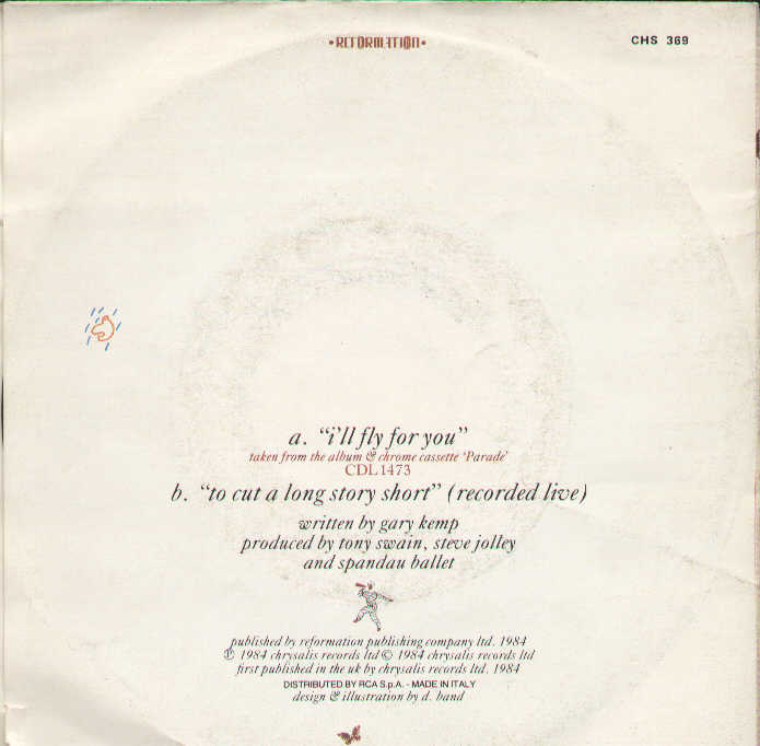 I'll Fly For You / To Cut A Long Story Short