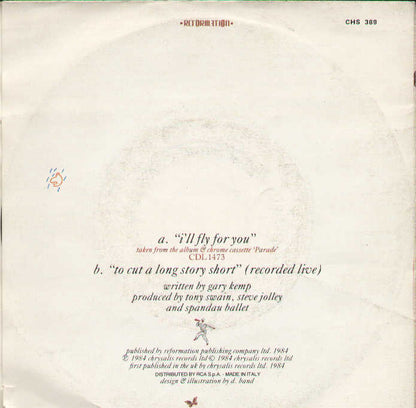 I'll Fly For You / To Cut A Long Story Short