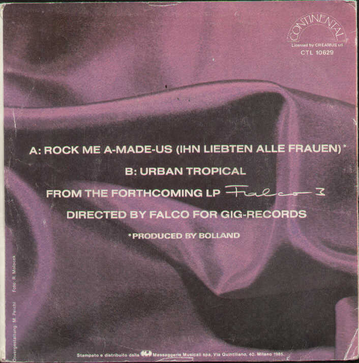 Rock Me Amadeus / Urban Tropical