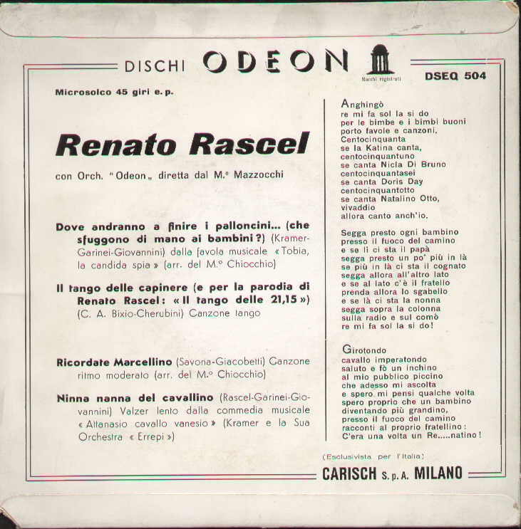 4 Canzoni Per Bambini E Per Adulti