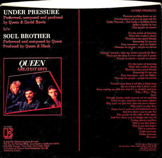 Under Pressure / Soul Brother