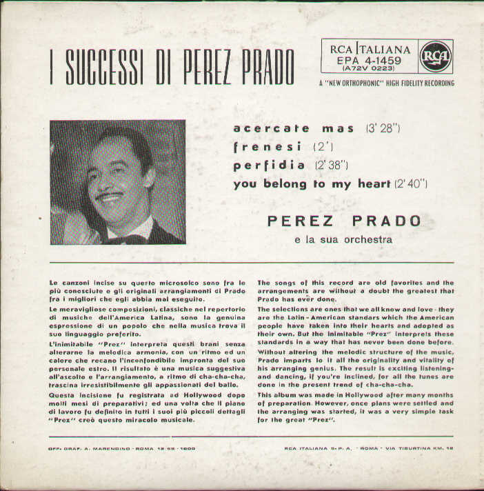 I Successi Di Perez Prado Ep