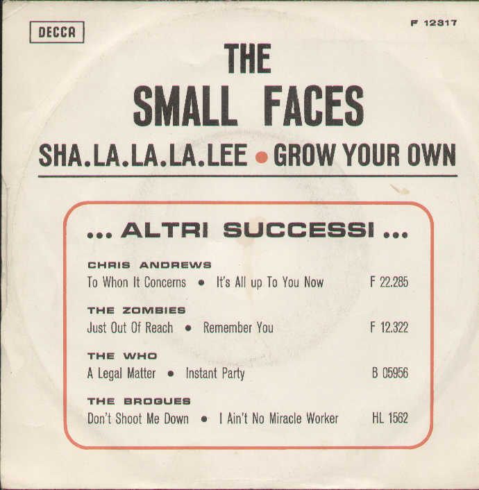 Sha-La-La-La-Lee / Grow Your Own