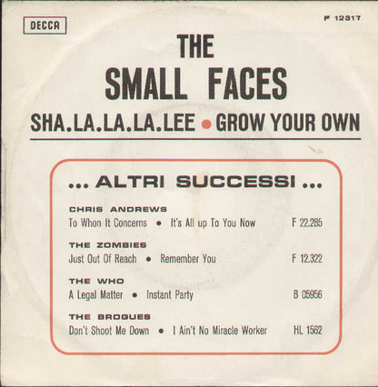 Sha-La-La-La-Lee / Grow Your Own