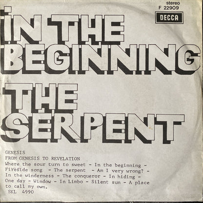 In The Beginning / The Serpent