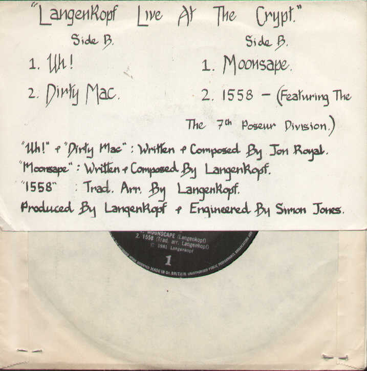 Langenkopf Live At The Crypt