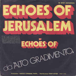 Echoes Of Jerusalem / Take Your Time