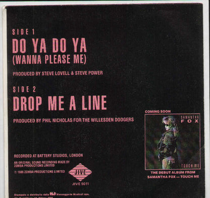 Do Ya Do Ya Wanna Please Me / Drop Me A Line