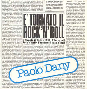 È Tornato Il Rock'n'roll / Melody