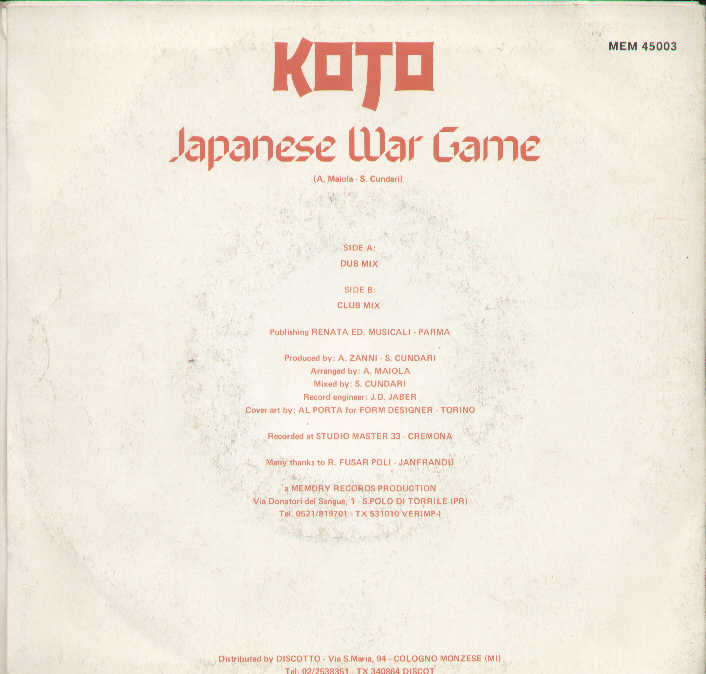 Japanese War Game