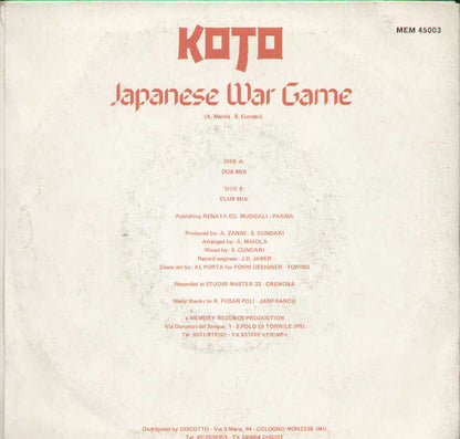 Japanese War Game