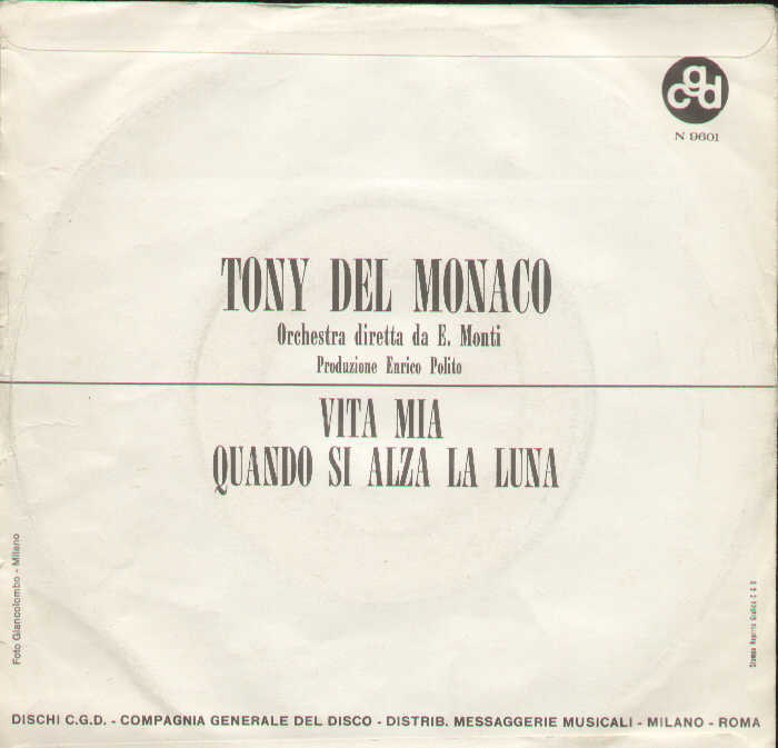 Vita Mia / Quando Si Alza La Luna