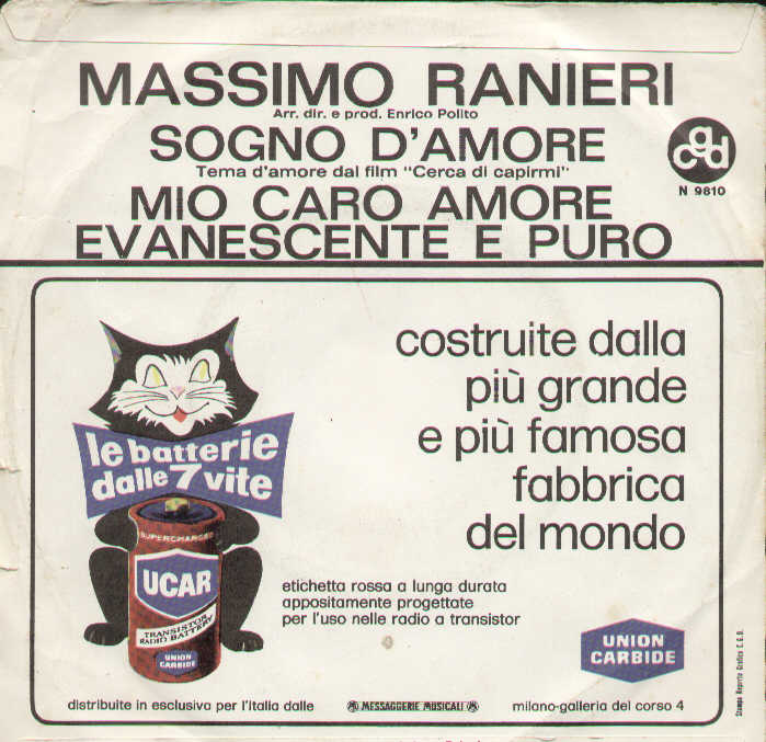 Sogno D'amore / Mio Caro Amore Evanescente E Puro