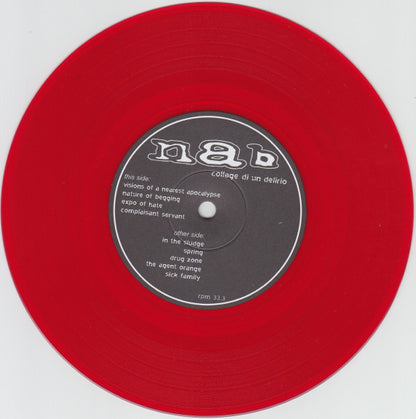 Collage Di Un Delirio Vinyl Red