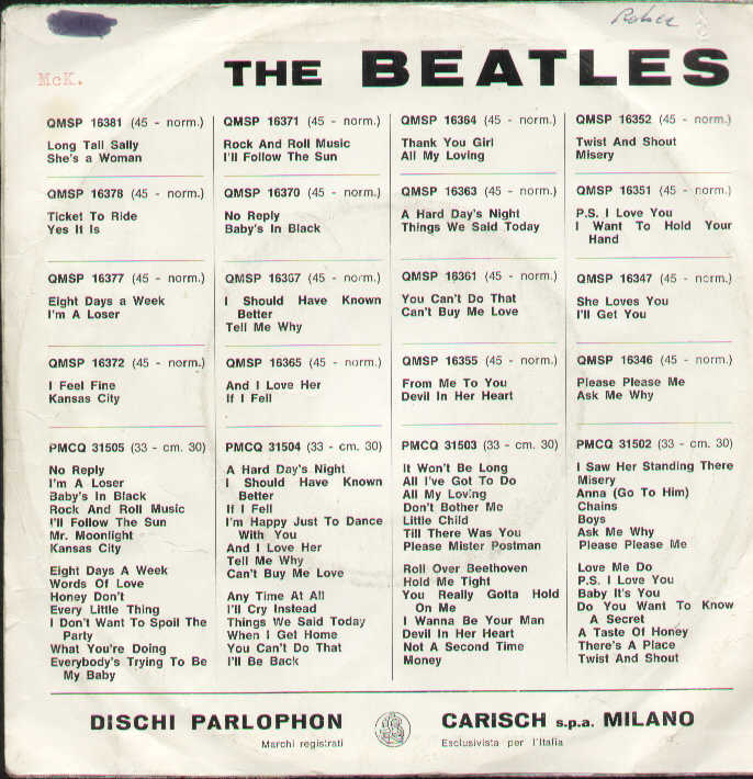 Long Tall Sally / She's A Woman