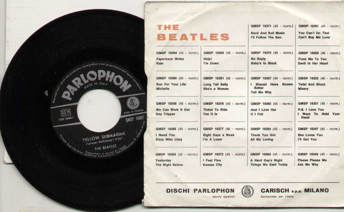 Yellow Submarine / Eleanor Rigby