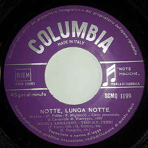 Notte Lunga Notte / Non Restare Tra Gli Angeli