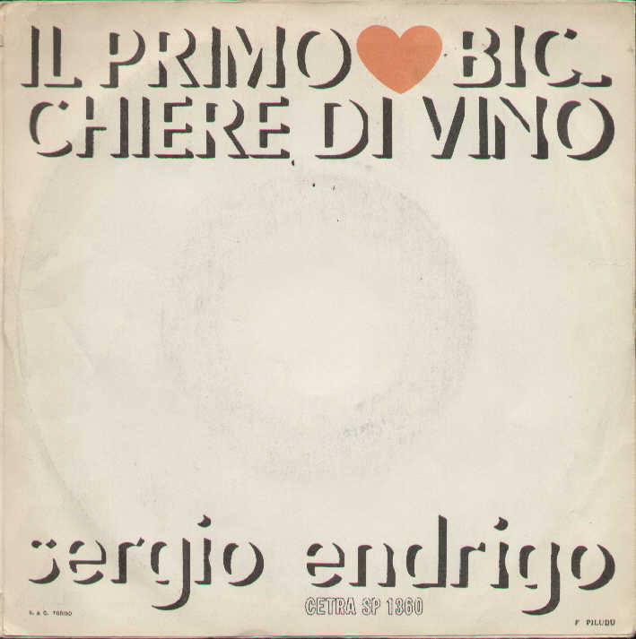 Canzone Per Te / Il Primo Bicchiere Di Vino