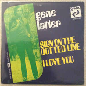Sign On The Dotted Line / I Love You