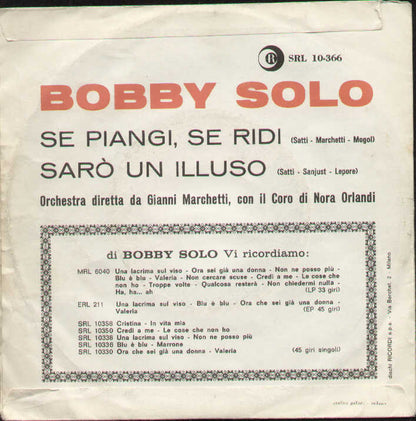 Se Piangi Se Ridi / Sarò Un Illuso