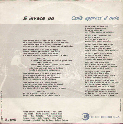 E Invece No / Canta Appress A Nuie