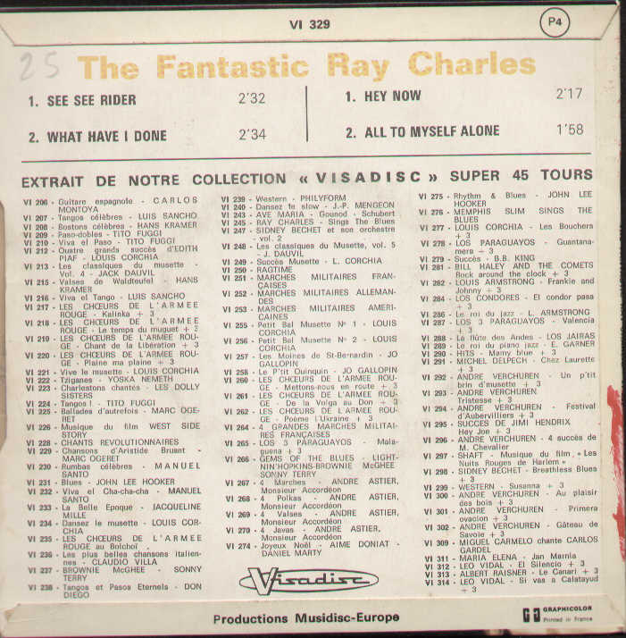 The Fantastic Ray Charles Ep
