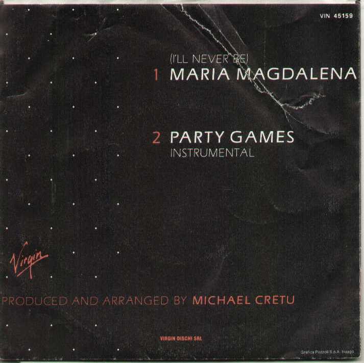 I'll Never Be Maria Magdalena / Party Games