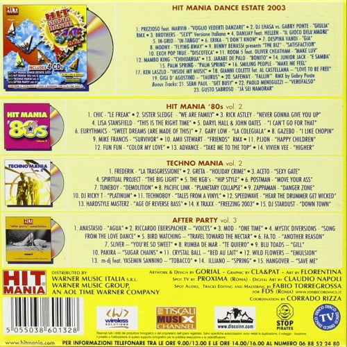 Hit Mania Dance Estate 2003 Boxset