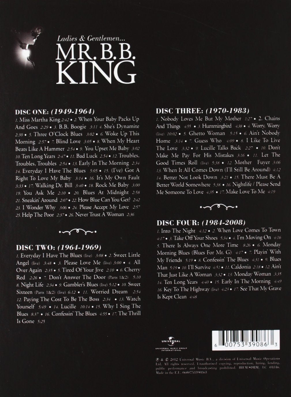 Ladies & Gentlemen Mr Bb King