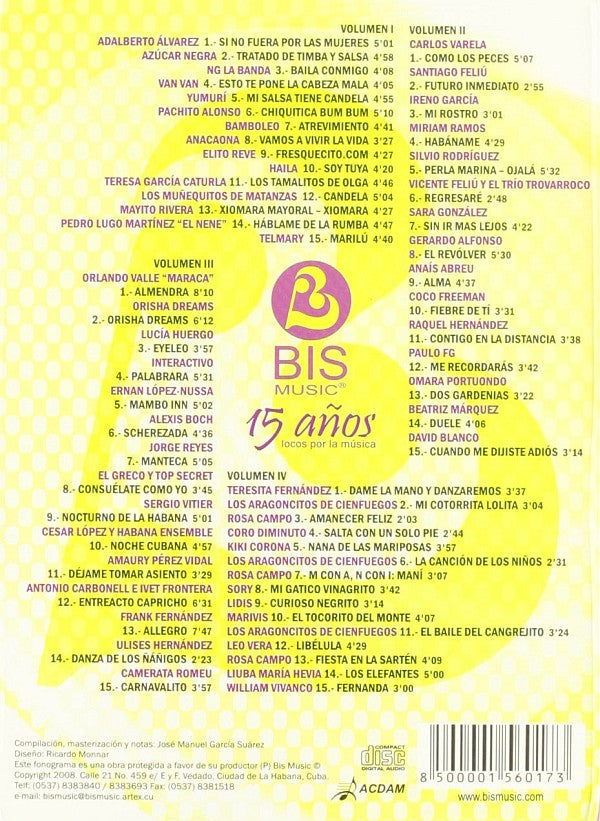 15 Anos Locos Por La Musica